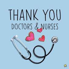 Thank your doc or nurse today
